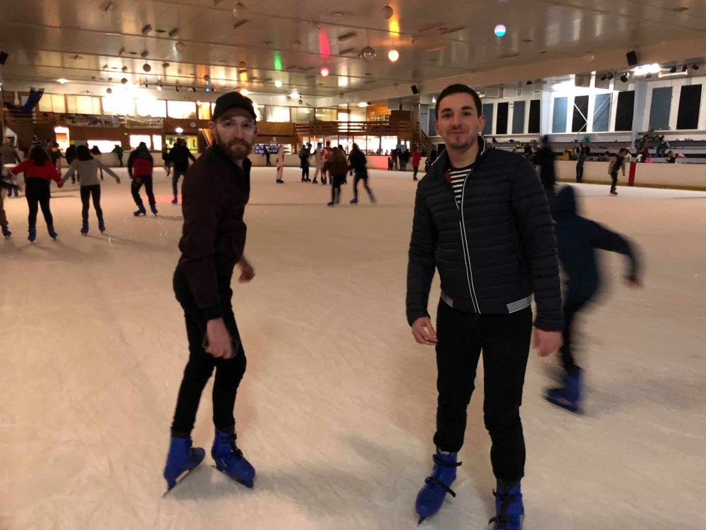 Ice skating night